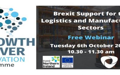 Invitation to Free Webinar – Brexit Support for the Logistics and Manufacturing Sectors