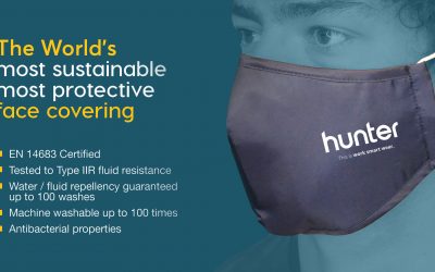The Hunter Ultra – The World’s First Type IIR Tested Reusable Face Cover Certified to EN14683 Standards and Reusable For 100 Washes