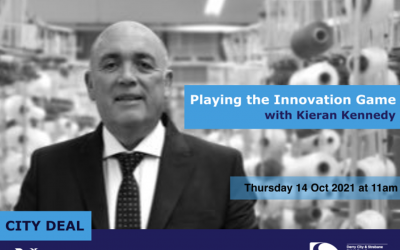 Innovation for Growth Webinar Series: Playing the Innovation Game, Thursday 14 October 2021 at 11am.