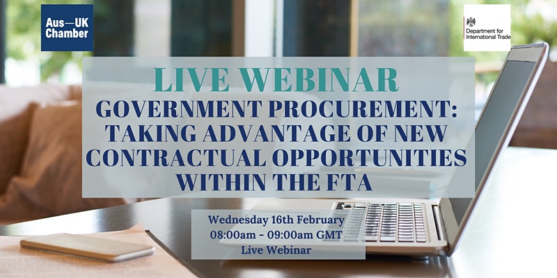 Government Procurement: Taking Advantage of New Contractual Opportunities within the FTA Webinar