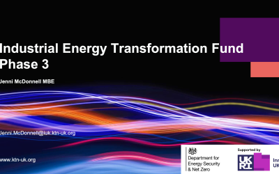 Industrial Energy Transformation Fund phase 3