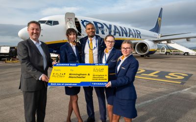 Ryanair extends Birmingham route for winter 2024