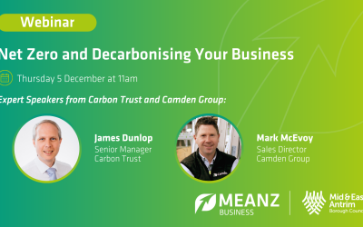 Webinar Invitation: Net Zero and Decarbonising Your Business