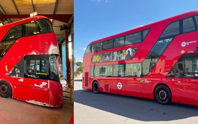 Refurbished Routemasters return to service in London